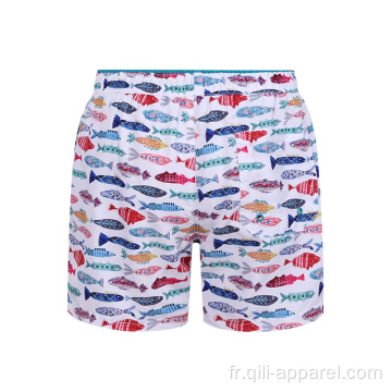 Maillots de bain imprimés Hommes Maillots de bain Shorts de loisirs de plage